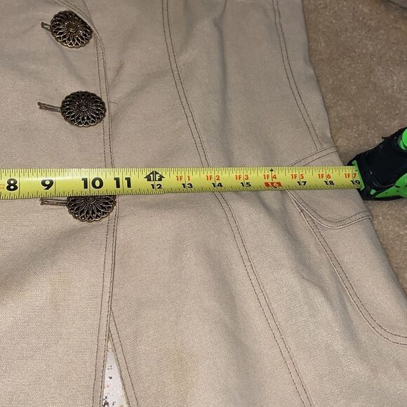 Cache coat jacket beige women size Large - Picture 8 of 10